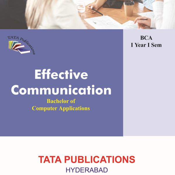 EFFECTIVE COMMUNICATION BCA I YEAR I SEM