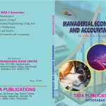 MANAGERIAL ECONOMICS  AND ACCOUNTANCY  MCA 1st Year 1st Sem E-Book