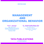 MANAGEMENT  AND  ORGANIZATIONAL BEHAVIOR MBA I sem E-Book